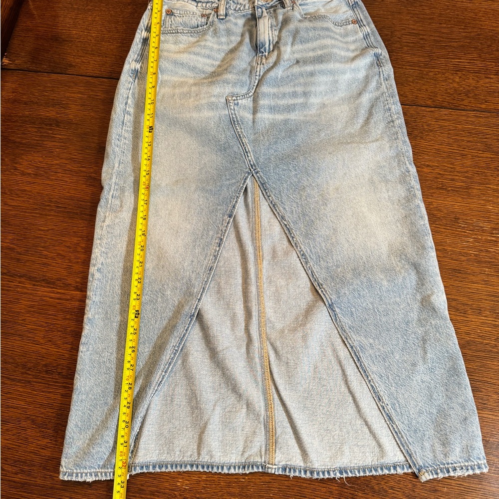 American Eagle Outfitters Light Blue Denim Skirt